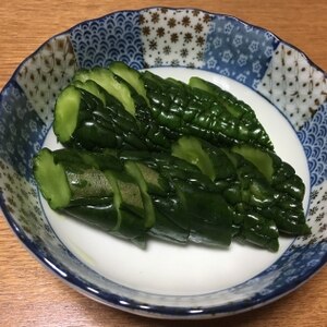 塩麹と味噌で　きゅうりの漬物